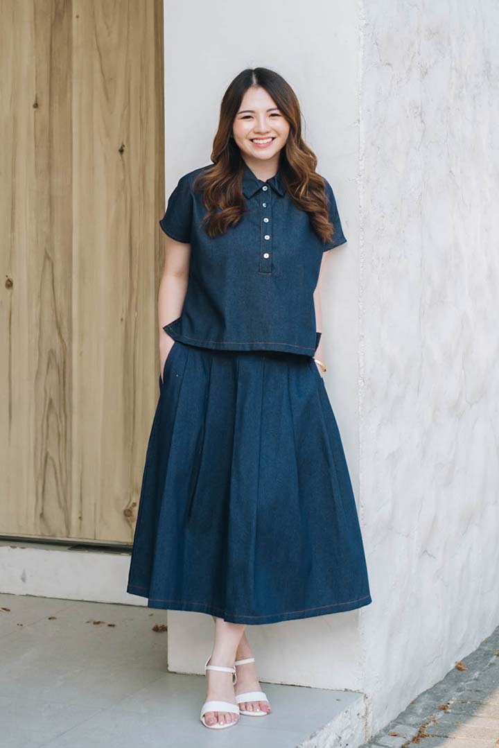Picture of Okra Denim Blouse