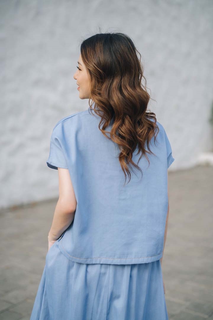 Picture of Okra Denim Blouse