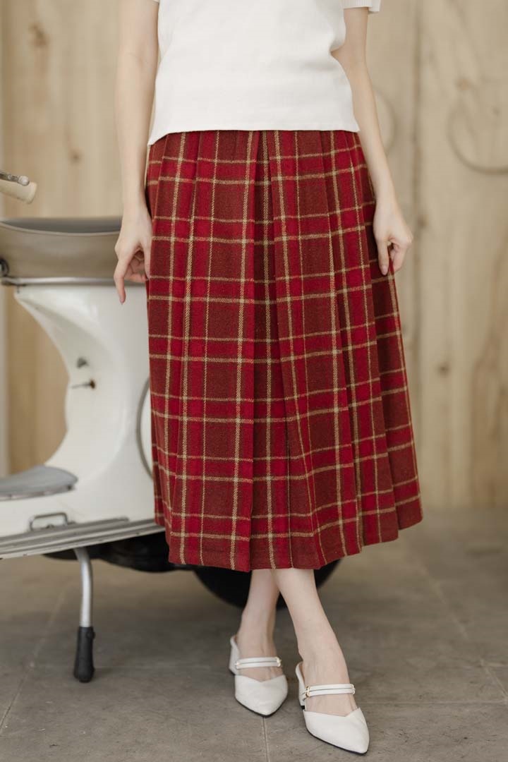 Picture of Lauren Flanel Skirt